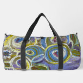 Purple and Blue by Lydia's Art Sangria ダッフルバッグ (裏面)