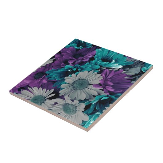 Purple and Blue Flowers タイル (側面)