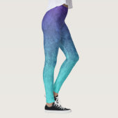 Purple And Blue Mixed Colors Leggings レギンス (右)