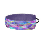 Purple and Blue Stained Glass Mosaic pattern アスレチックヘッドバンド (右)