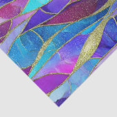 Purple and Blue Stained Glass Mosaic pattern 薄葉紙 (詳細)