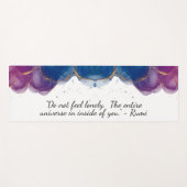 Purple and Blue Yoga Mat ヨガマット (正面(横))