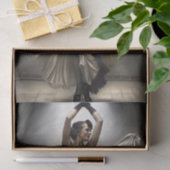 Purple and Cream Dancer in Spotlight Decouapage 薄葉紙 (ギフト)