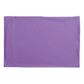 Purple and Cream Floral Pattern Pillowcases 枕カバー (裏面-左)