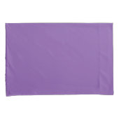 Purple and Cream Floral Pattern Pillowcases 枕カバー (正面右)
