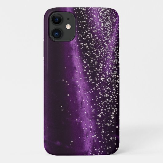 Purple and diamonds - Stunning Barely TherePro Max Case-Mate iPhoneケース (裏面)
