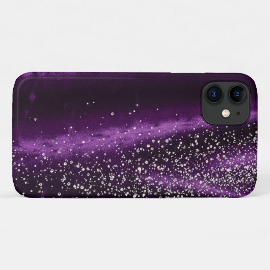 Purple and diamonds - Stunning Barely TherePro Max Case-Mate iPhoneケース (裏面(横))