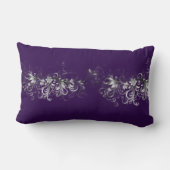 Purple and Elegant Silver ランバークッション (裏面)
