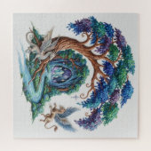 Purple and Emerald Sanctuary ジグソーパズル (横)