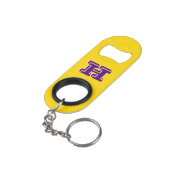 Purple and Gold Stainless Keychain Bottle Opener キーホルダー栓抜き (裏面アングル)