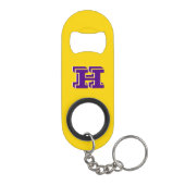 Purple and Gold Stainless Keychain Bottle Opener キーホルダー栓抜き (裏面)