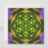 PURPLE AND GREEN ABSTRACT DRAWING. SAMER BRASIL. 4 シーズンカード (正面)