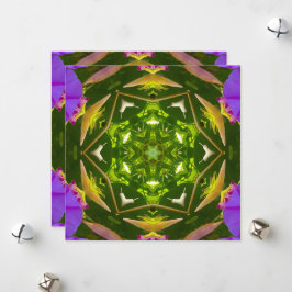 PURPLE AND GREEN ABSTRACT DRAWING. SAMER BRASIL. 4 シーズンカード