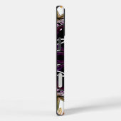 Purple and Magenta Cosmic Kaleidoscope Pattern Case-Mate iPhoneケース (裏面 / 右)