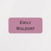 Purple and Pink Kids' Name Clothing School Labels ラベル (デザイン2)