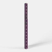 Purple and Pink Polka Dot Pattern Samsung Galaxyケース (右側面)