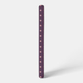Purple and Pink Polka Dot Pattern Samsung Galaxyケース (左側面)