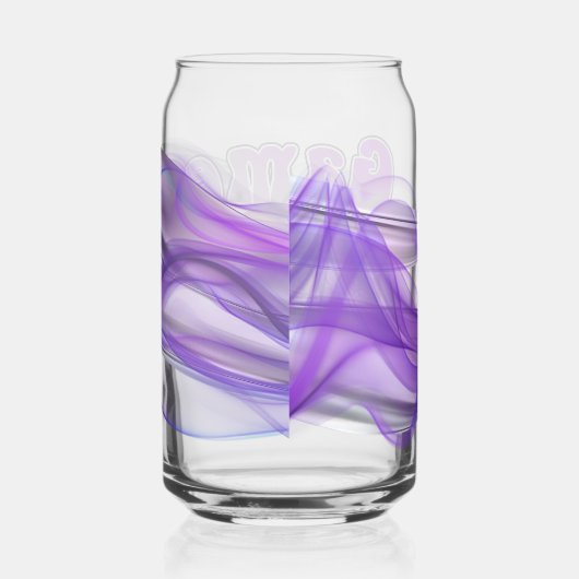 Purple and Silver Game day ガラス缶 (右)