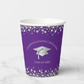 Purple and Silver Graduation 紙コップ (裏面)