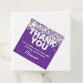 Purple and Silver Party Favors フェイバータグ (インサイチュ)