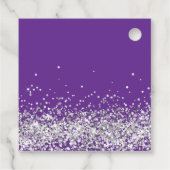 Purple and Silver Party Favors フェイバータグ (裏面)