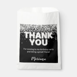 Purple and Silver Party Favors フェイバーバッグ