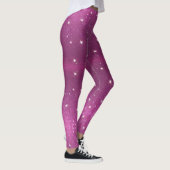 Purple and Silver Star Leggings レギンス (右)