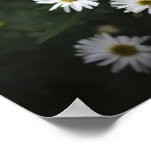 Purple and White Flowers ポスター (角)