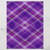 Purple Argyle Bulk Scrapbook Paper Pages チラシ (正面)