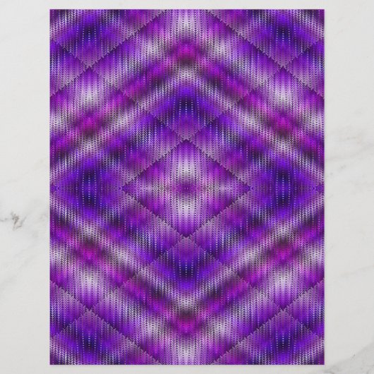 Purple Argyle Bulk Scrapbook Paper Pages チラシ (正面)