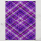 Purple Argyle Bulk Scrapbook Paper Pages チラシ (裏面)