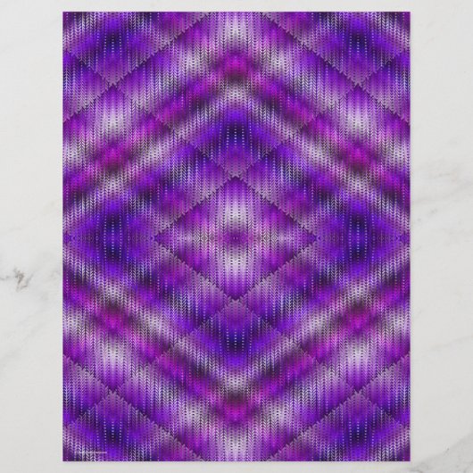 Purple Argyle Bulk Scrapbook Paper Pages チラシ (裏面)