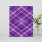 Purple Argyle Scrapbook Paper 2-Sided Page (スタンド正面)