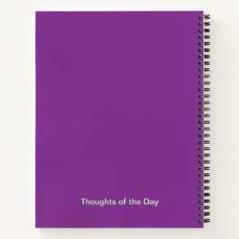 Purple Aster Flower Journal パーソナライズされた - ノートブック
