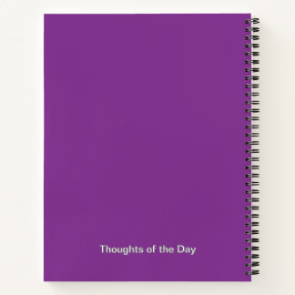 Purple Aster Flower Journal パーソナライズされた - ノートブック
