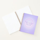Purple Aura Message Notebook ノートブック (内部)