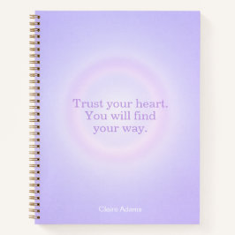 Purple Aura Message Notebook ノートブック