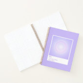 Purple Aura Swatch Angel Number Notebook ノートブック (内部)