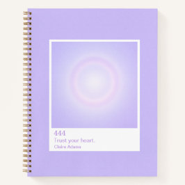 Purple Aura Swatch Angel Number Notebook ノートブック