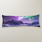 Purple Aurora Nightscape Body Pillow ボディピロー (裏面)