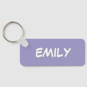 Purple Backpack Tag キーホルダー (裏面)