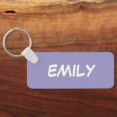 Purple Backpack Tag キーホルダー (裏面)
