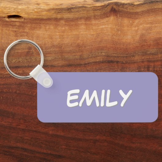 Purple Backpack Tag キーホルダー (裏面)