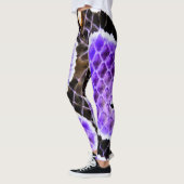 Purple Ball Python Leggings – Exotic Reptiles レギンス (左)