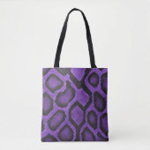 Purple Ball Python Tote Bag Style 2 トートバッグ (正面)