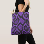 Purple Ball Python Tote Bag Style 2 トートバッグ (クローズアップ)