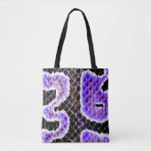 Purple Ball Python Tote Bag – Wild トートバッグ (正面)