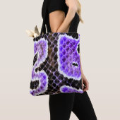 Purple Ball Python Tote Bag – Wild トートバッグ (クローズアップ)