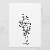 Purple Balloons Photo Sweet Sixteen Birthday  招待状 (裏面)