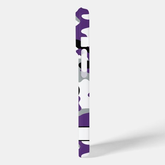 Purple Black Camouflage Personalized Case-Mate iPhoneケース (裏面 / 左)